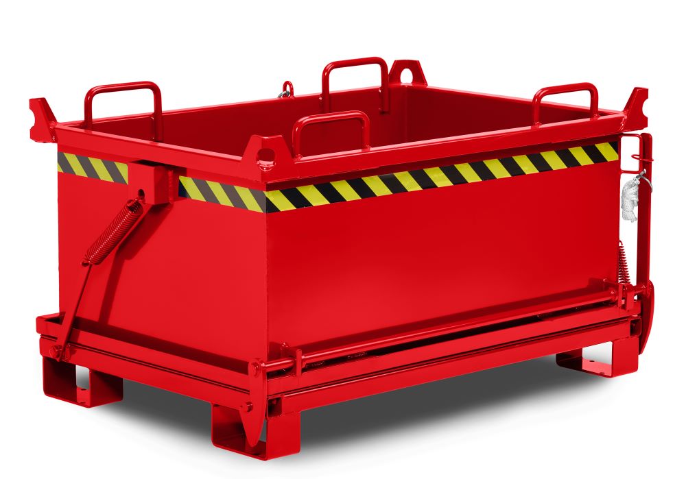 Produktbild RR Klappbodenbehälter Typ RBB-100 1370x910x1300 RAL3000