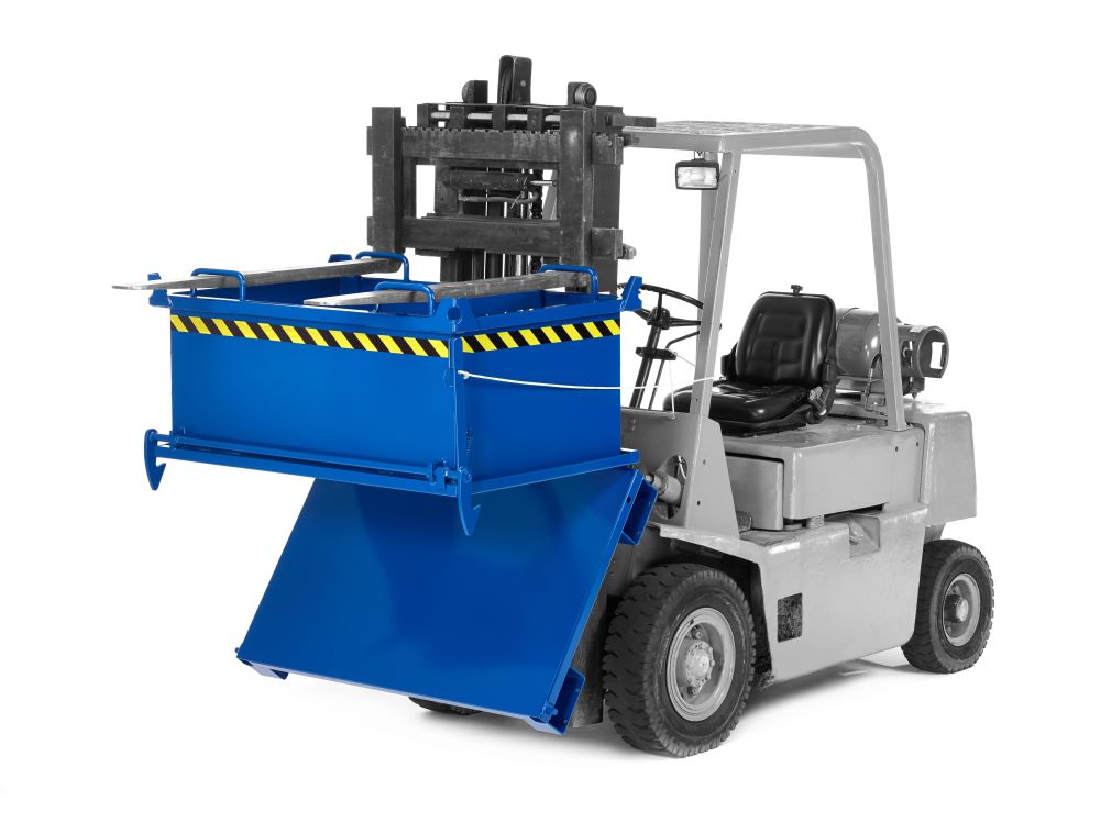 Produktbild RR Klappbodenbehälter Typ RBB-200 2600x910x1300 RAL5010 bild 2