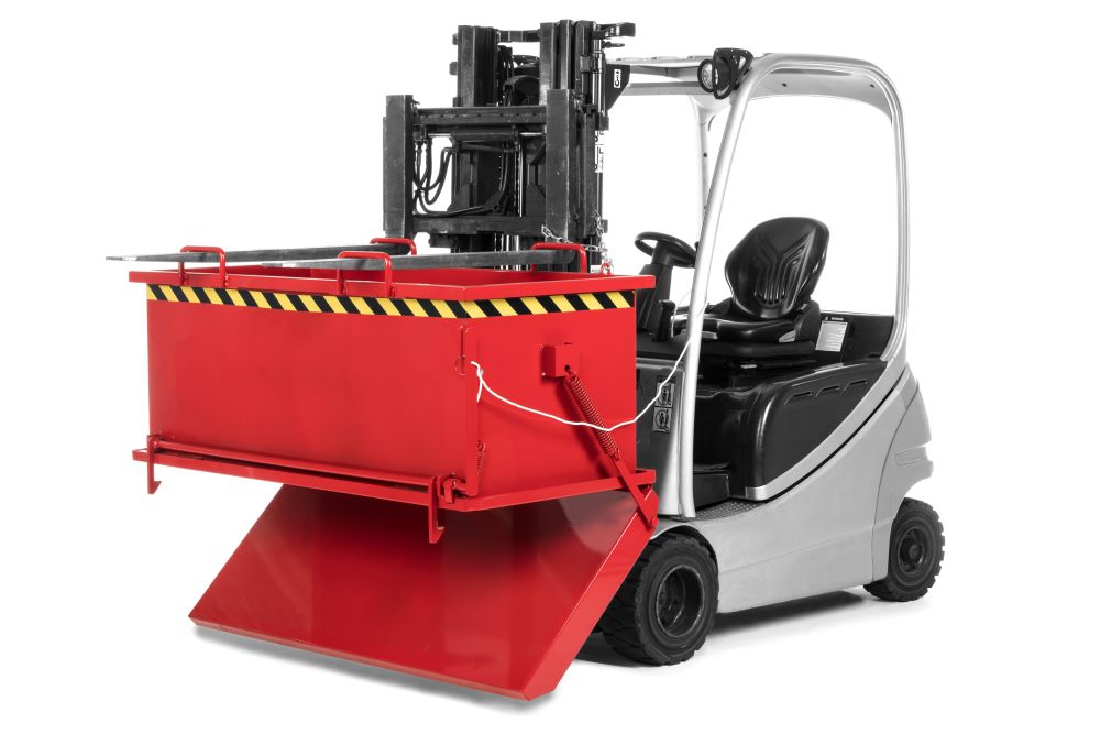 Produktbild RR Klappbodenbehälter Typ RKB-100 1810x1010x845 RAL3000 bild 2