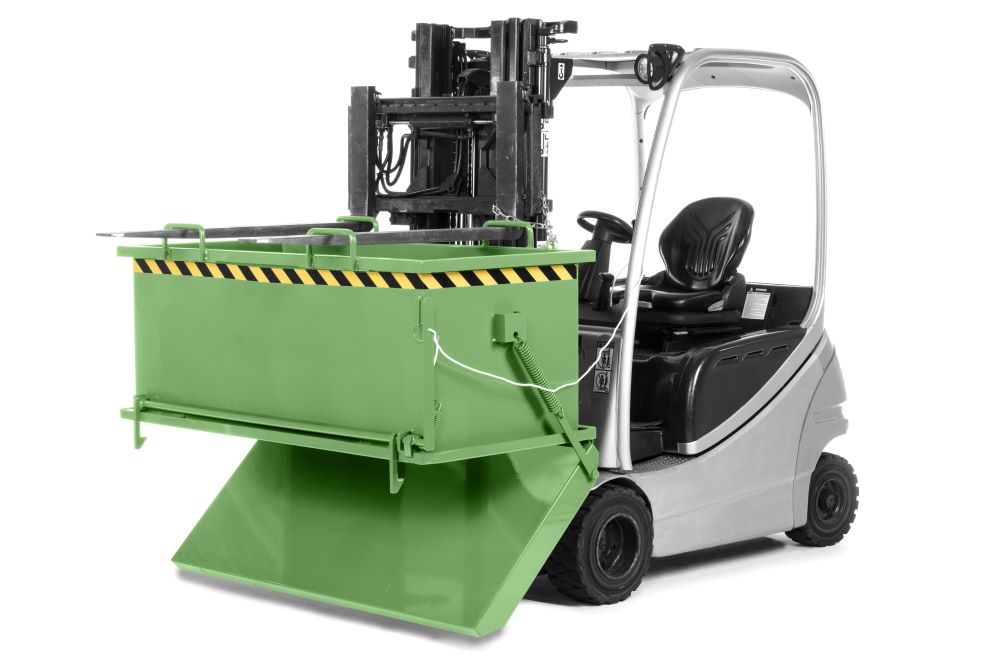 Produktbild RR Klappbodenbehälter Typ RKB-100 1810x1010x845 RAL6011 bild 2