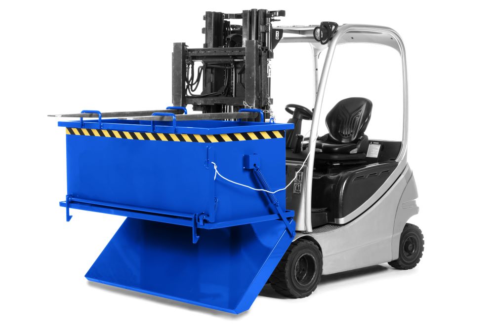 Produktbild RR Klappbodenbehälter Typ RKB-75 1650x850x845 RAL5010 bild 2