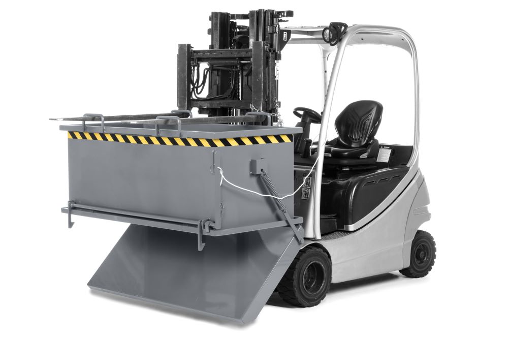 Produktbild RR Klappbodenbehälter Typ RKB-75 1650x850x845 RAL7005 bild 2