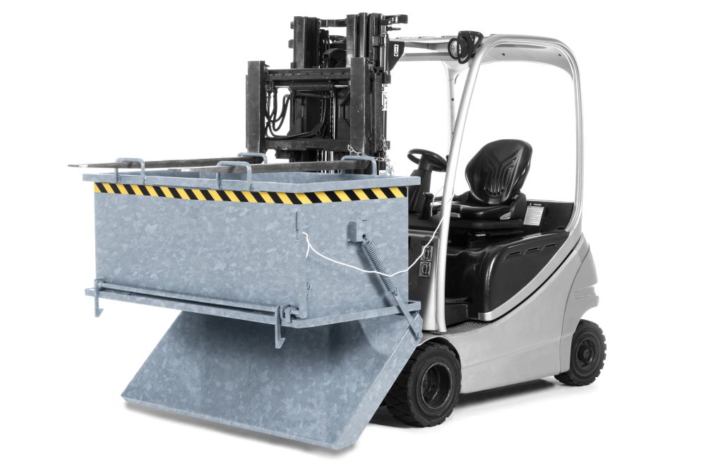 Produktbild RR Klappbodenbehälter Typ RKB-75 1650x850x845 verzinkt bild 2