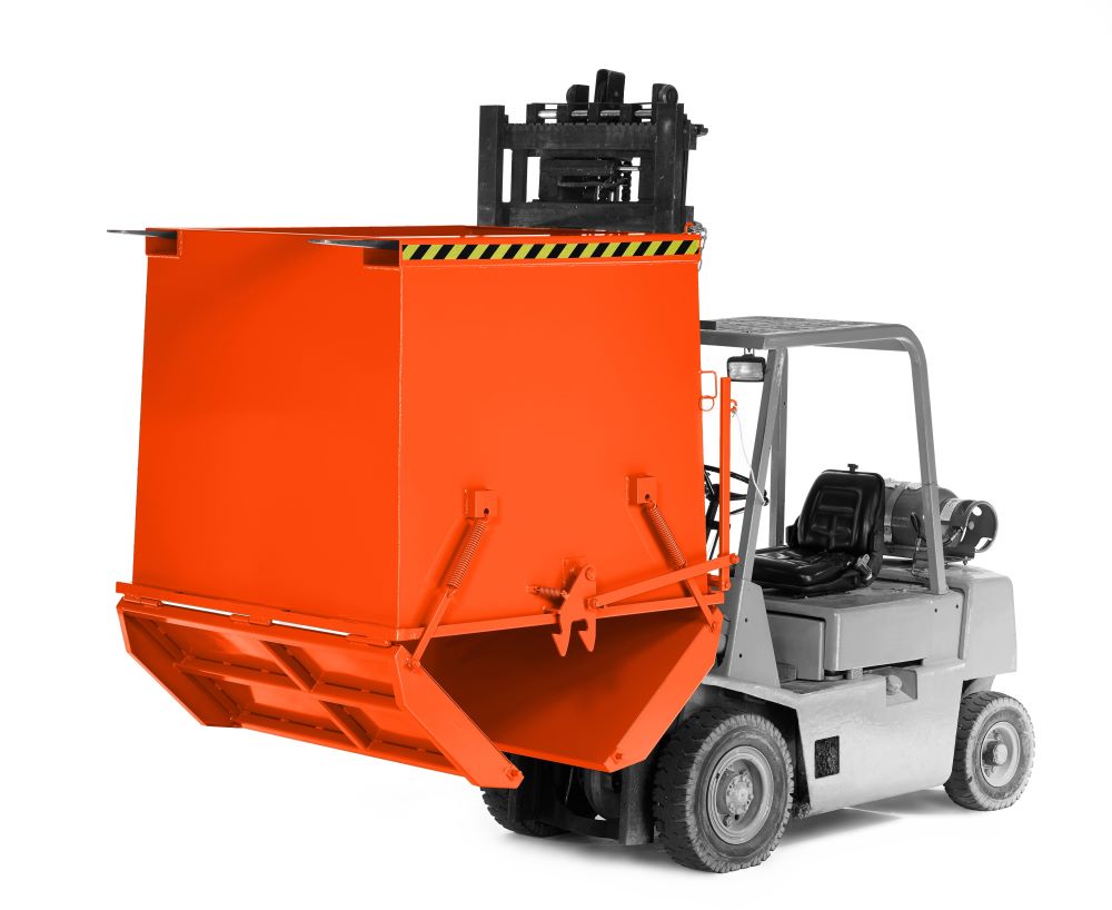 Produktbild RR Klappbodenbehälter Typ RKC-200 1695x1350x1250 RAL2004 bild 2