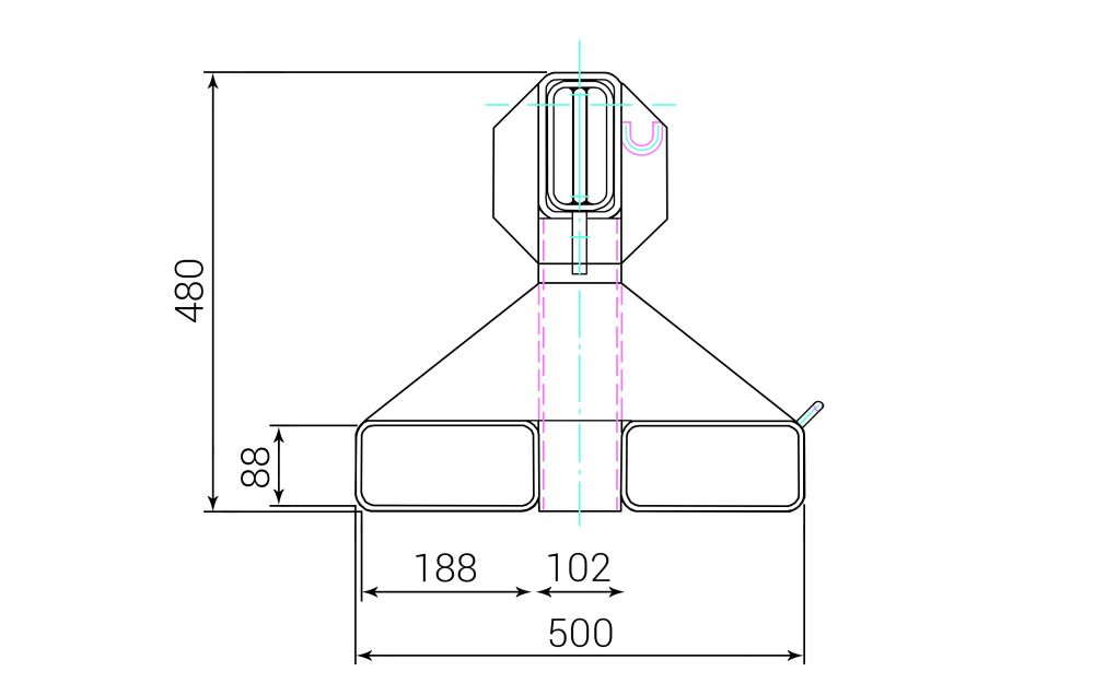 Produktbild RR Kranarm Typ RKA-3 Traglast 3000kg RAL6011 bild 2