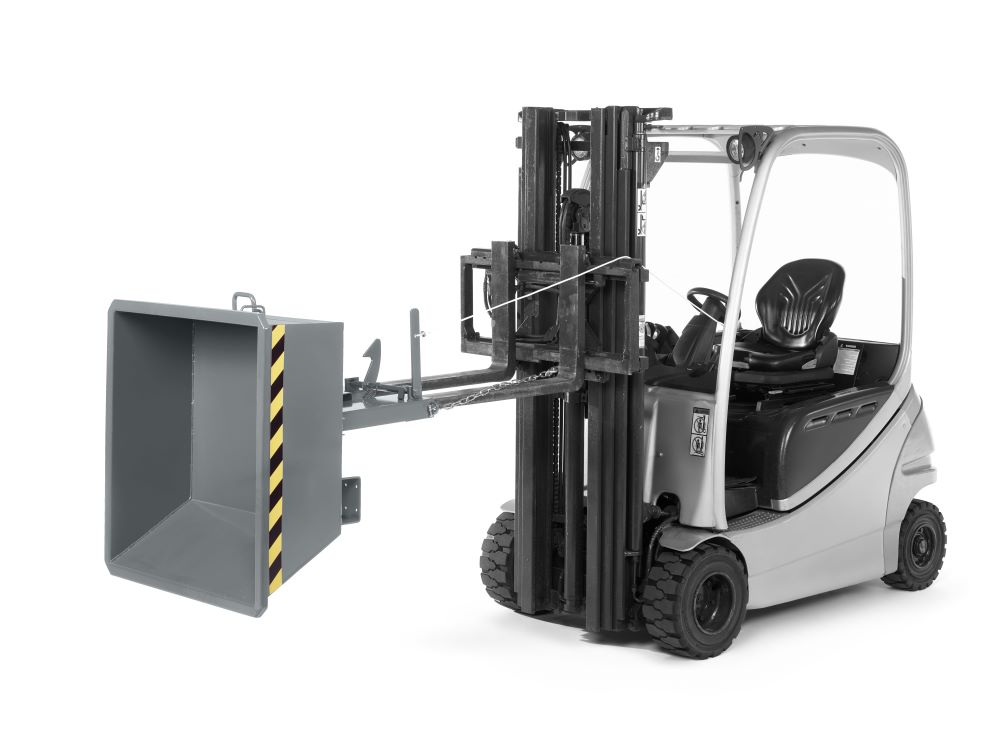 Produktbild RR Muldenkipper Minikipper Typ RMI 25 975x1075x450 RAL7005 bild 2