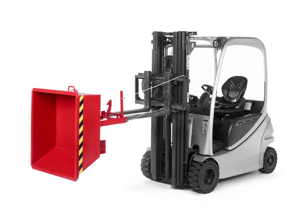 Produktbild RR Muldenkipper Minikipper Typ RMI 35 1330x1075x450 RAL3000 bild 2