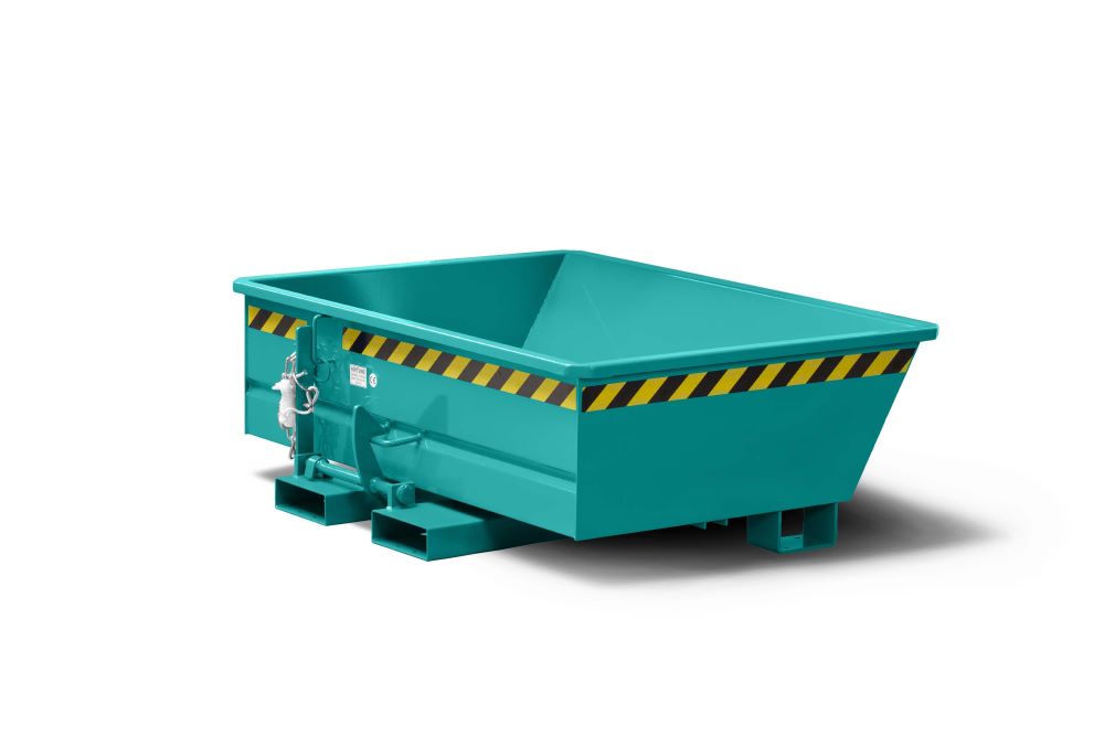 Produktbild RR Minikipper Muldenkipper Typ RMI-35 1330x1075x450 RAL5018