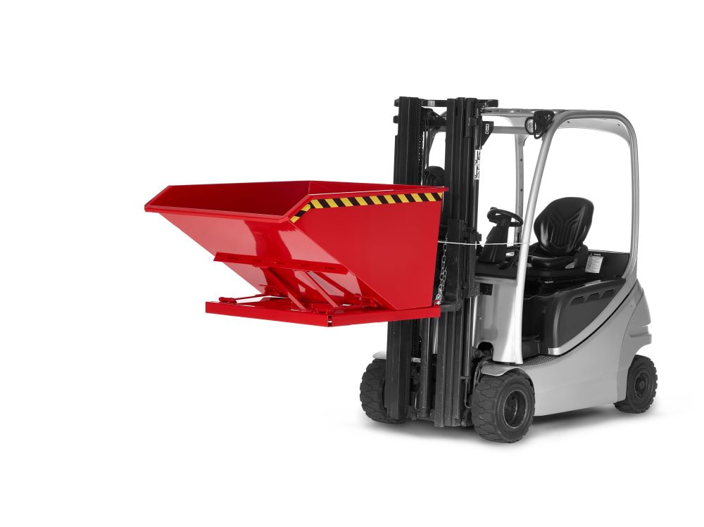 Produktbild RR Muldenkipper Typ RTK-100 1580x1450x780 RAL3000 bild 2