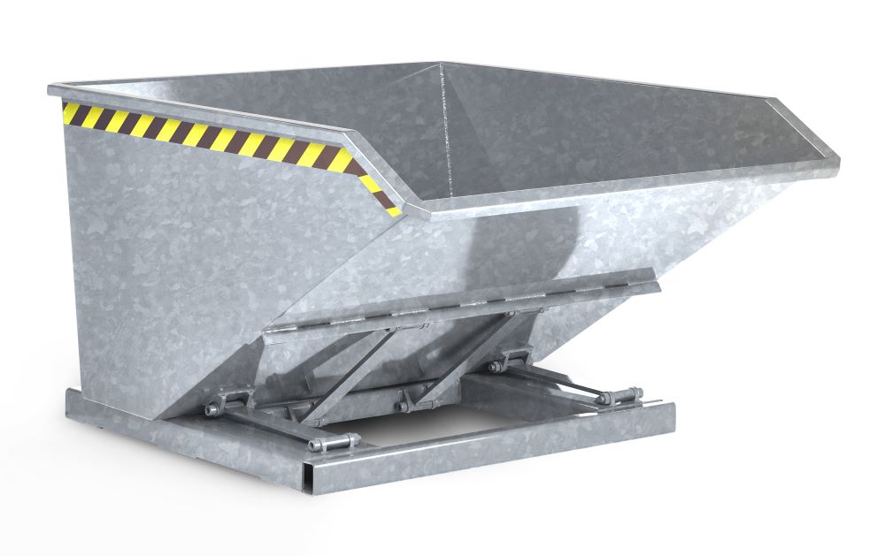 Produktbild RR Muldenkipper Typ RTK 100 verzinkt 1580x1450x780mm