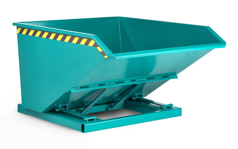 Produktbild RR Muldenkipper Typ RTK 75 RAL 5018 1200x1450x780mm