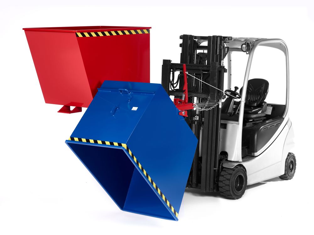 Produktbild RR Muldenkipper Typ RUK duo 1790x1560x1010 RAL5010 3000 bild 3