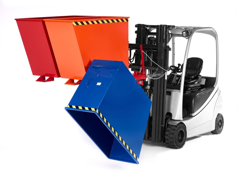 Produktbild RR Muldenkipper Typ RUK trio 1850x1560x1010 RAL5010 3000 2004