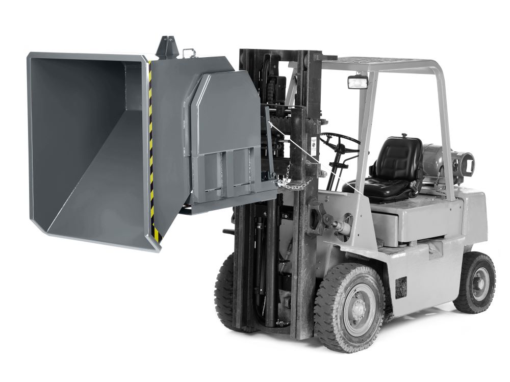 Produktbild RR Schwerlastkipper Muldenkipper Typ RMK 80 1140x1330x1030 RAL7005 bild 2