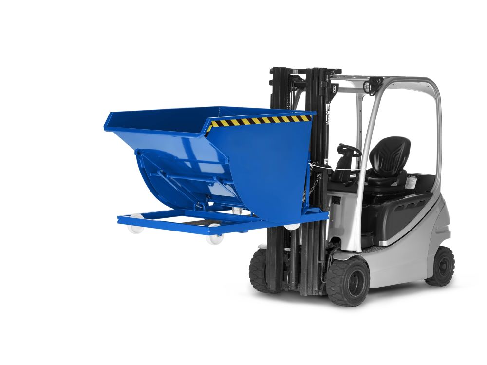 Produktbild RR Selbstkipper Typ RSK 30 RAL 5010 830x1350x810mm bild 2