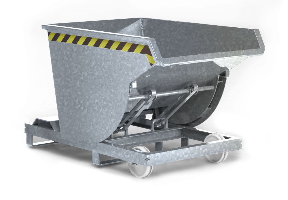 Produktbild RR Selbstkipper Muldenkipper Typ RSK 100 verzinkt 1580x1640x1060mm bild 1