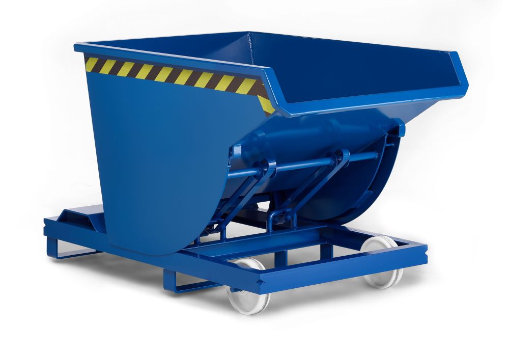 Produktbild RR Selbstkipper Typ RSK 50 RAL 5010 1280x1350x810mm