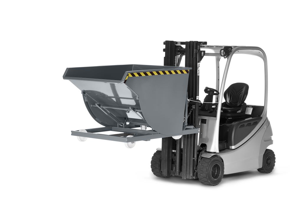 Produktbild RR Selbstkipper Muldenkipper Typ RSK 50 1280x1350x810 RAL7005 bild 2