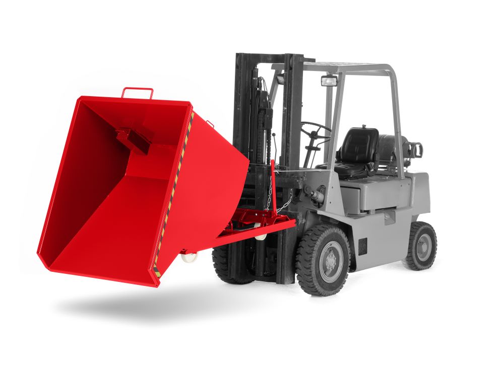 Produktbild RR Spänekipper MuldenkipperTyp RSK- S 75 1200x1640x1060 RAL3000 bild 2