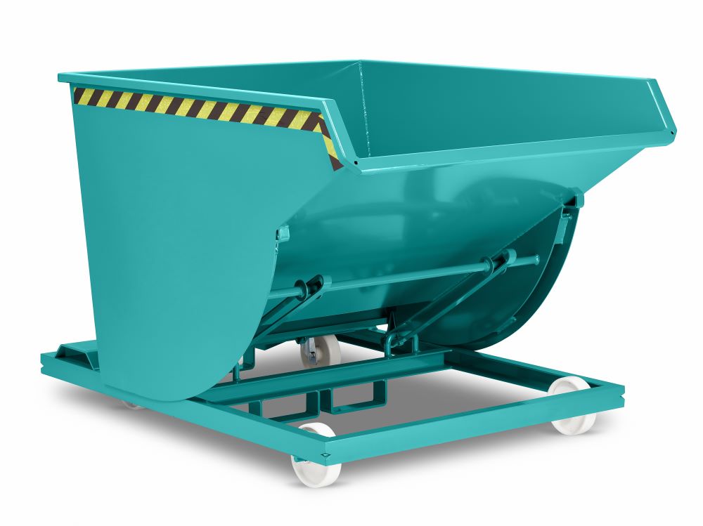 Produktbild RR Spänekipper Muldenkipper Typ RSK- S 100 1580x1640x1060 RAL5018