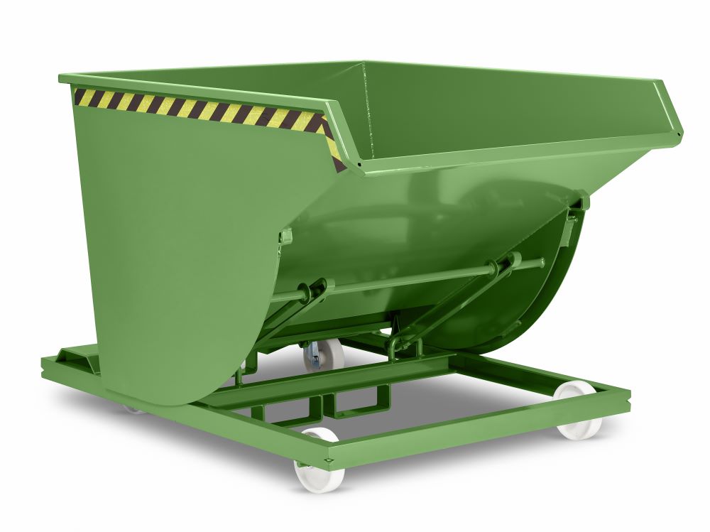 Produktbild RR Spänekipper Muldenkipper Typ RSK- S 100 1580x1640x1060 RAL6011