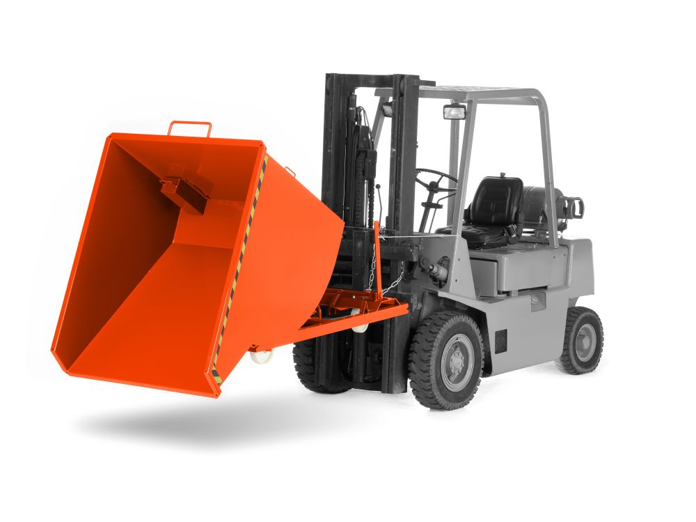 Produktbild RR Spänekipper Muldenkipper Typ RSK S 30 RAL2004 830x1350x810mm bild 2