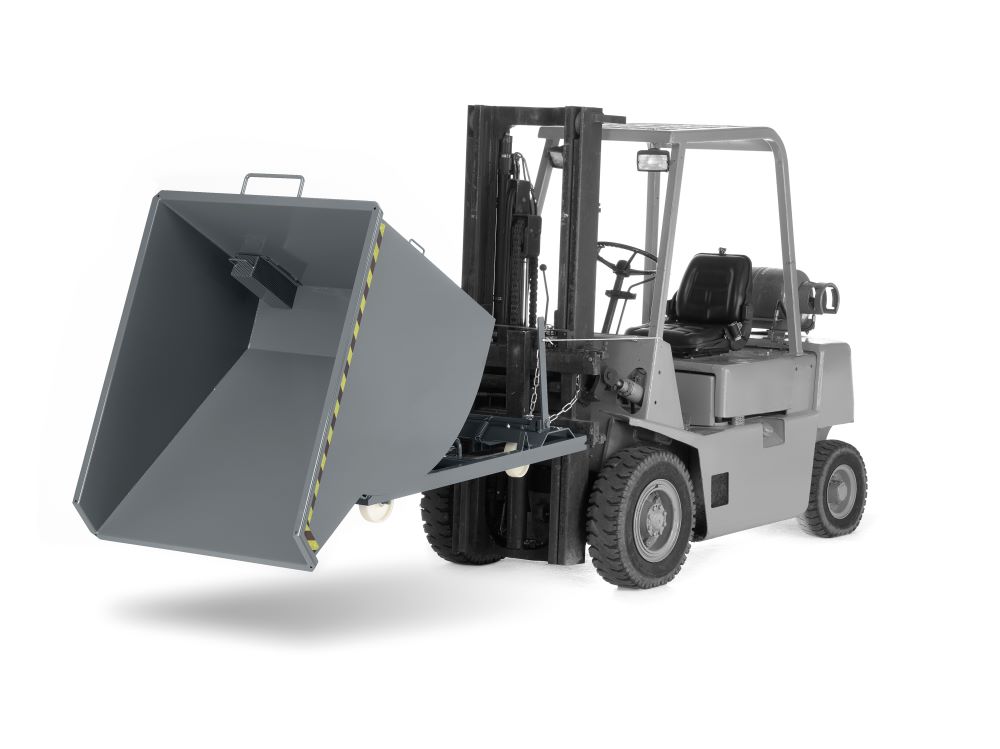 Produktbild RR Spänekipper Muldenkipper Typ RSK- S 30 830x1350x810 RAL7005 bild 2