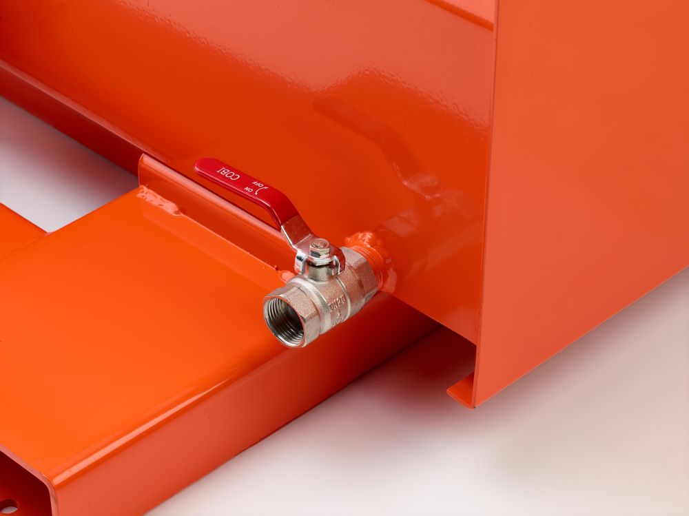 Produktbild RR Spänekipper Muldenkipper Typ RUK- S 100 Traglast 1800kg RAL2004 bild 2