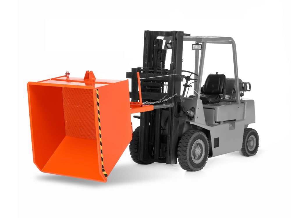 Produktbild RR Spänekipper Muldenkipper Typ RUK- S 100 Traglast 1800kg RAL2004 bild 4