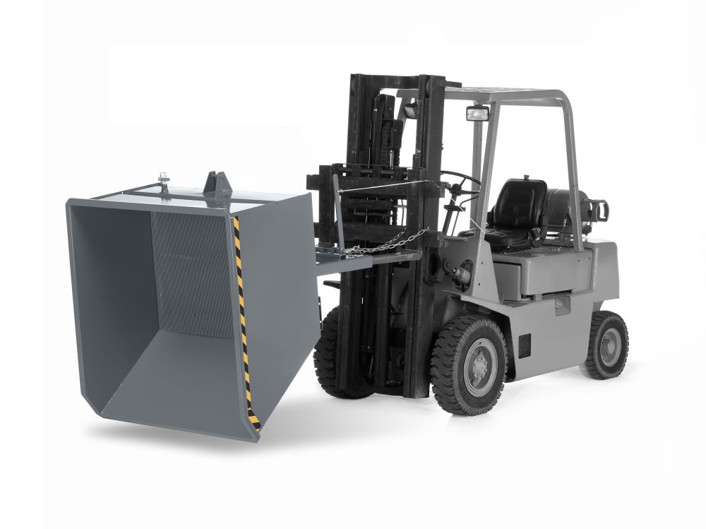 Produktbild RR Spänekipper Muldenkipper Typ RUK- S 100 1240x1620x800 RAL7005 bild 4