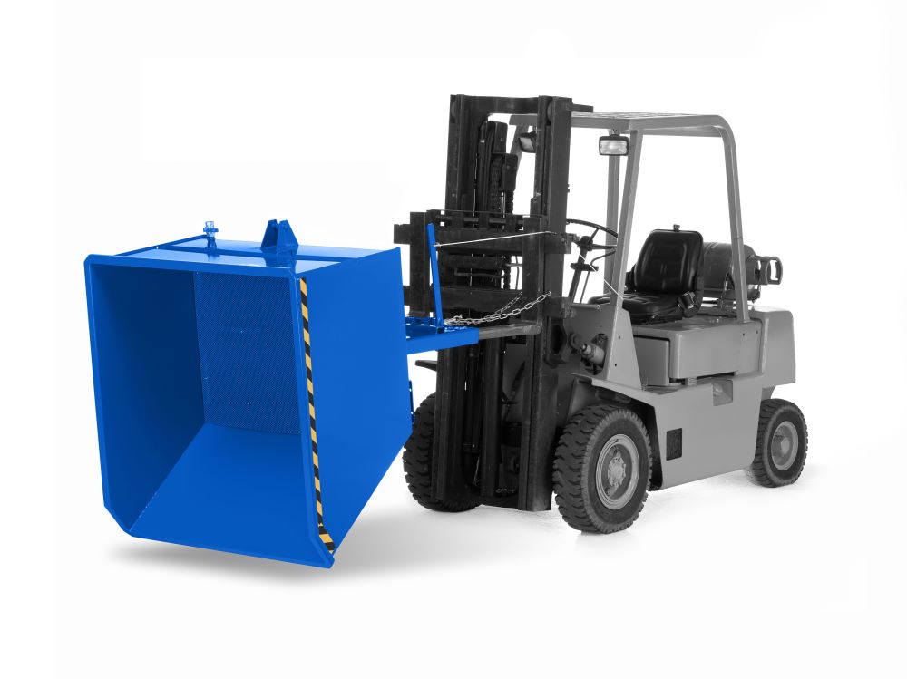 Produktbild RR Spänekipper Muldenkipper Typ RUK- S 50 Traglast 1200kg RAL5010 bild 4