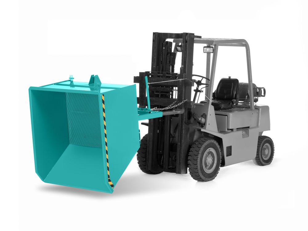 Produktbild RR Spänekipper Muldenkipper Typ RUK- S 50 Traglast 1200kg RAL5018 bild 4