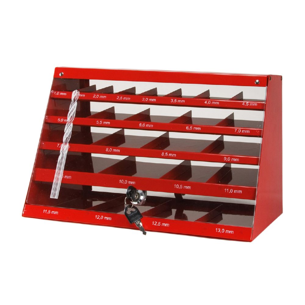 Produktbild Ruko Bohrer-Schrank bestückt mit 570 Spiralbohrern DIN 338 Typ N HSS-R