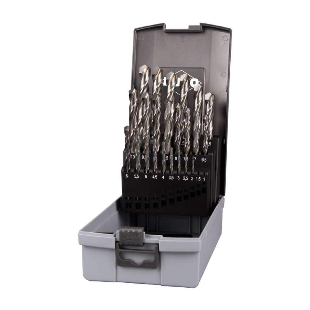 Produktbild Ruko Spiralbohrersatz 2,0 - 13,0 mm DIN 338 Typ N HSS-G TC in Kunststoffkassette