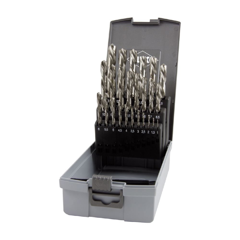 Produktbild Ruko Spiralbohrersatz 1,0 - 13,0 mm DIN 338 Typ N HSS G ABS linksschneidend