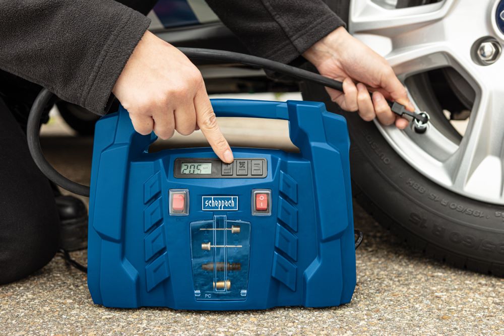 Produktbild Scheppach Mobiler Kompressor 1100 W 8 bar AIR FORCE 5 bild 2