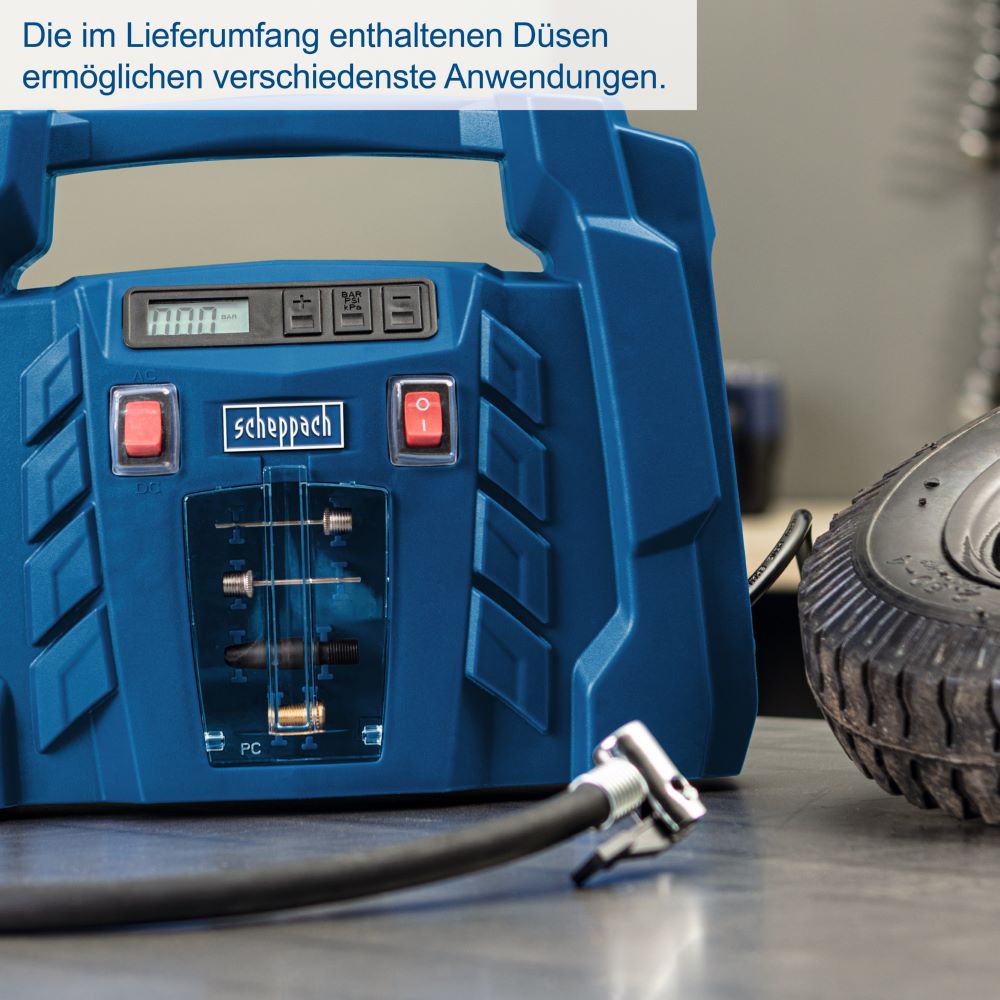 Produktbild Scheppach Mobiler Kompressor 1100 W 8 bar AIR FORCE 5 bild 15