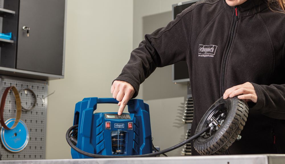 Produktbild Scheppach Mobiler Kompressor 1100 W 8 bar AIR FORCE 5 bild 4