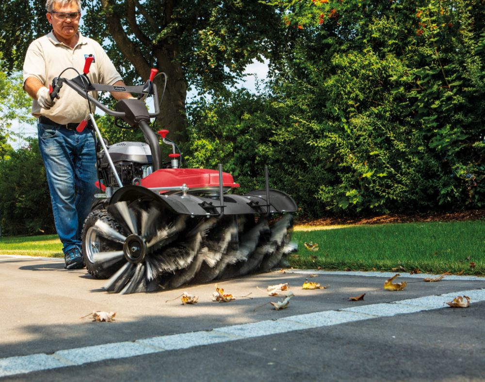 Produktbild Scheppach Benzin - Kehrmaschine inklusive Sammelbehälter Kehrbreite 100 cm 6,5 PS bild 6