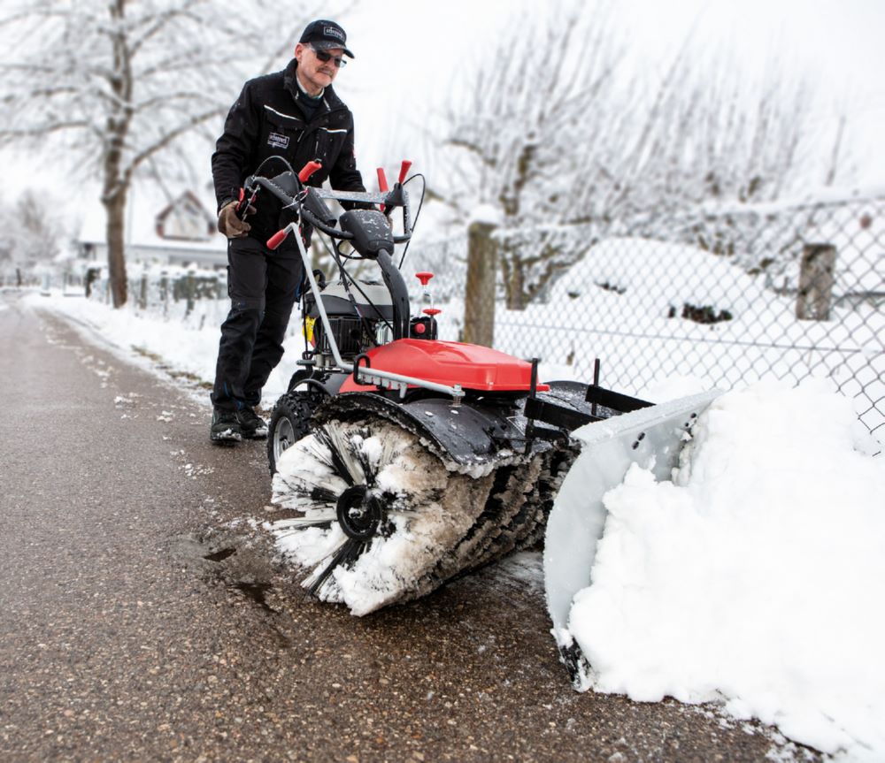 Produktbild Scheppach Benzin - Kehrmaschine inklusive Sammelbehälter Kehrbreite 100 cm 6,5 PS bild 9