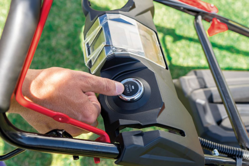 Produktbild Scheppach Benzin-Rasenmäher mit Radantrieb und Elektro-Start Breite 530 mm 7 PS bild 2