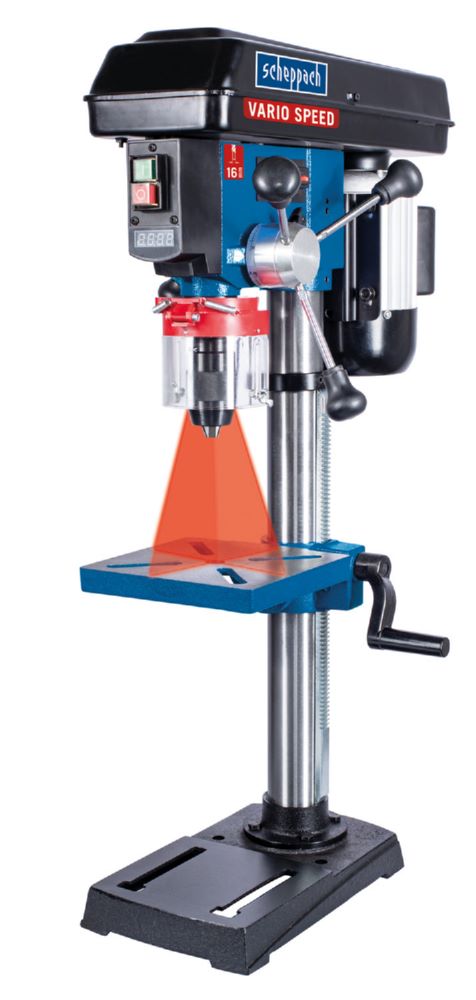 Produktbild Scheppach Tischbohrmaschine DP19Vario Motorleistung 550 W