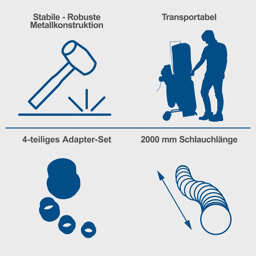 Produktbild Scheppach Absauganlage 75 Liter DC500 bild 8