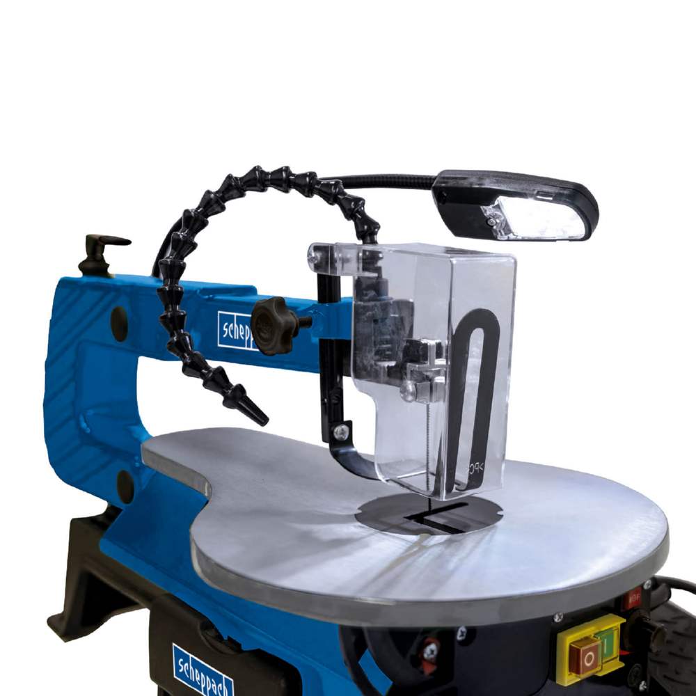 Produktbild Scheppach DECO XLS Dekupiersäge 406mm 120 Watt mit Fussschalter variabler Hubzahl