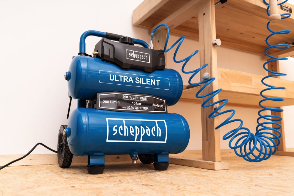 Produktbild Scheppach Silent-Kompressor 750 W HC20Si-Twin bild 3