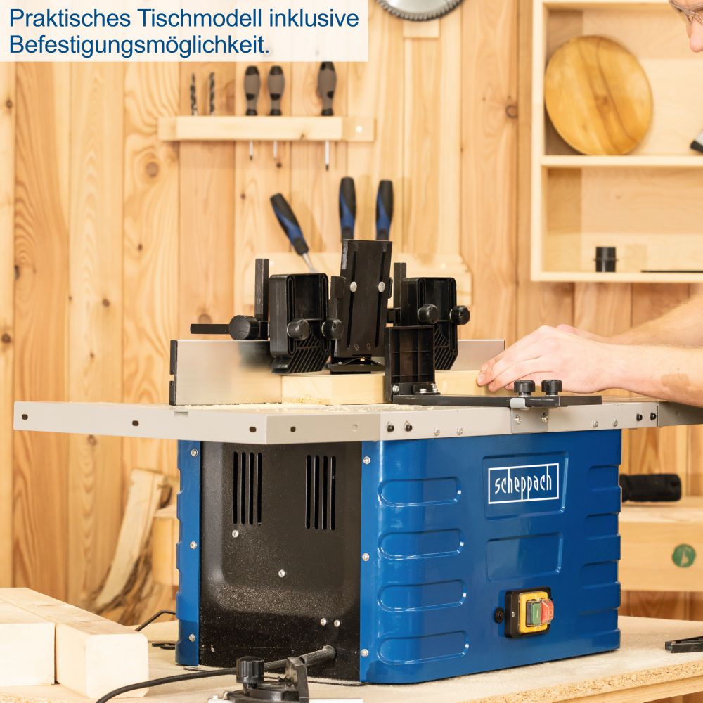 Produktbild Scheppach HF60 Tischfräsmaschine Tischgröße 610 x 360 mm bild 10