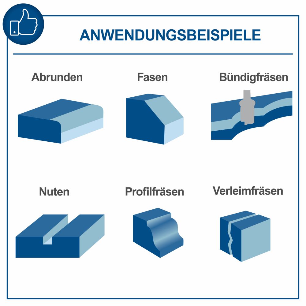 Produktbild Scheppach HF60 Tischfräsmaschine Tischgröße 610 x 360 mm bild 6