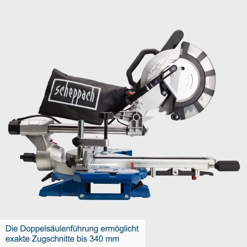 Produktbild Scheppach Kapp-Zug-Gehrungssäge HM216SPX inklusive 2 Sägeblatter bild 10