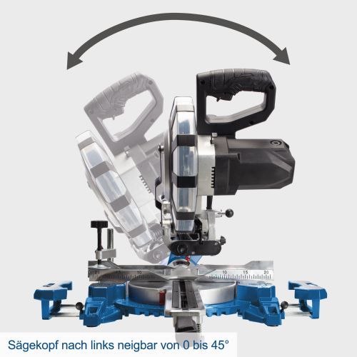 Produktbild Scheppach Kapp-Zug- und Gehrungssäge HM254SPX bild 10