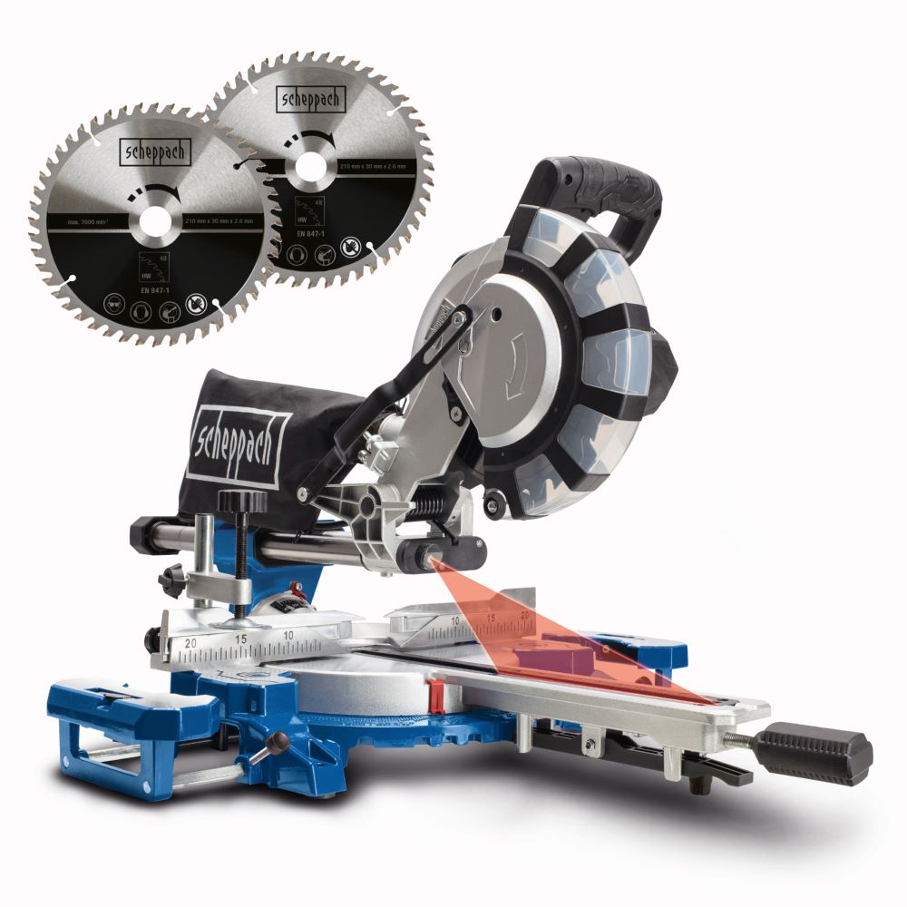 Produktbild Scheppach Kapp-Zug- und Gehrungssäge HM254SPX